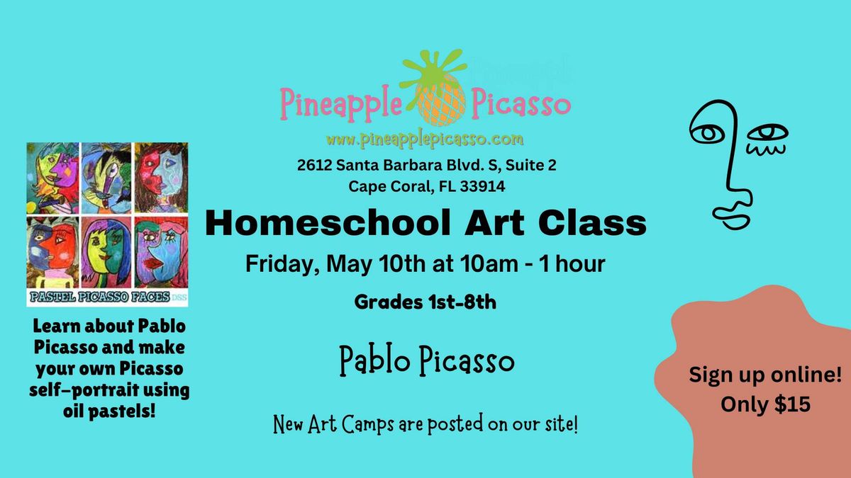 Homeschool Art Class - Pablo Picasso