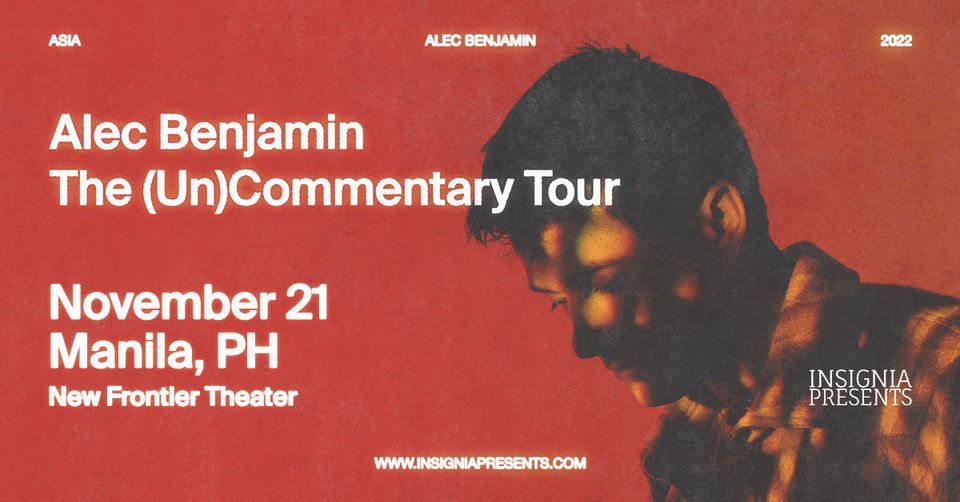 The (Un)Commentary Tour: Alec Benjamin Live In Manila