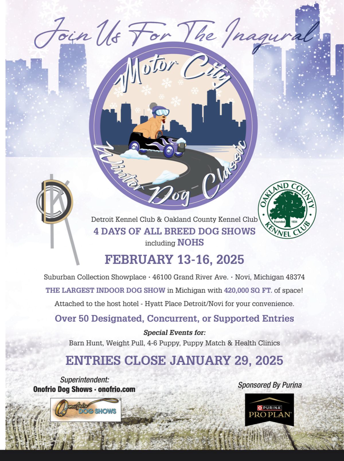 Motor City Winter Dog Classic