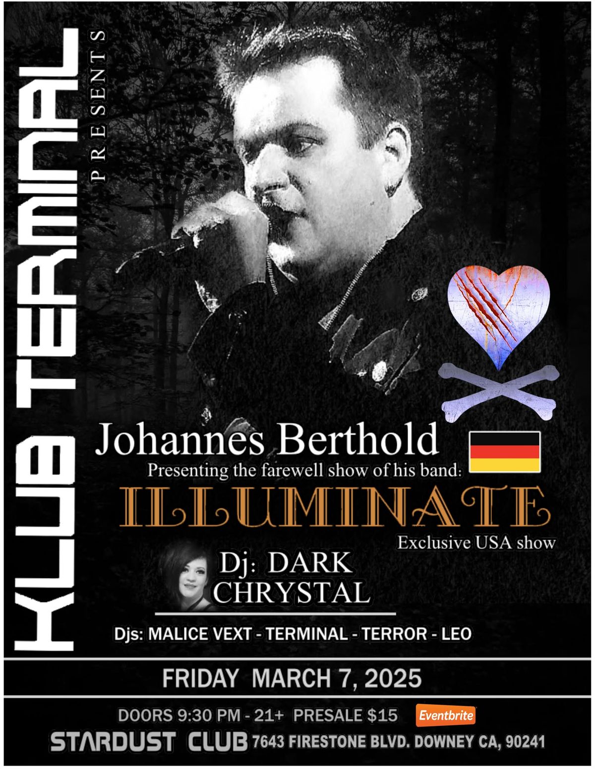  ILLUMINATE Presented by Johannes Berthold Friday March 7, 2025  Exclusive USA show