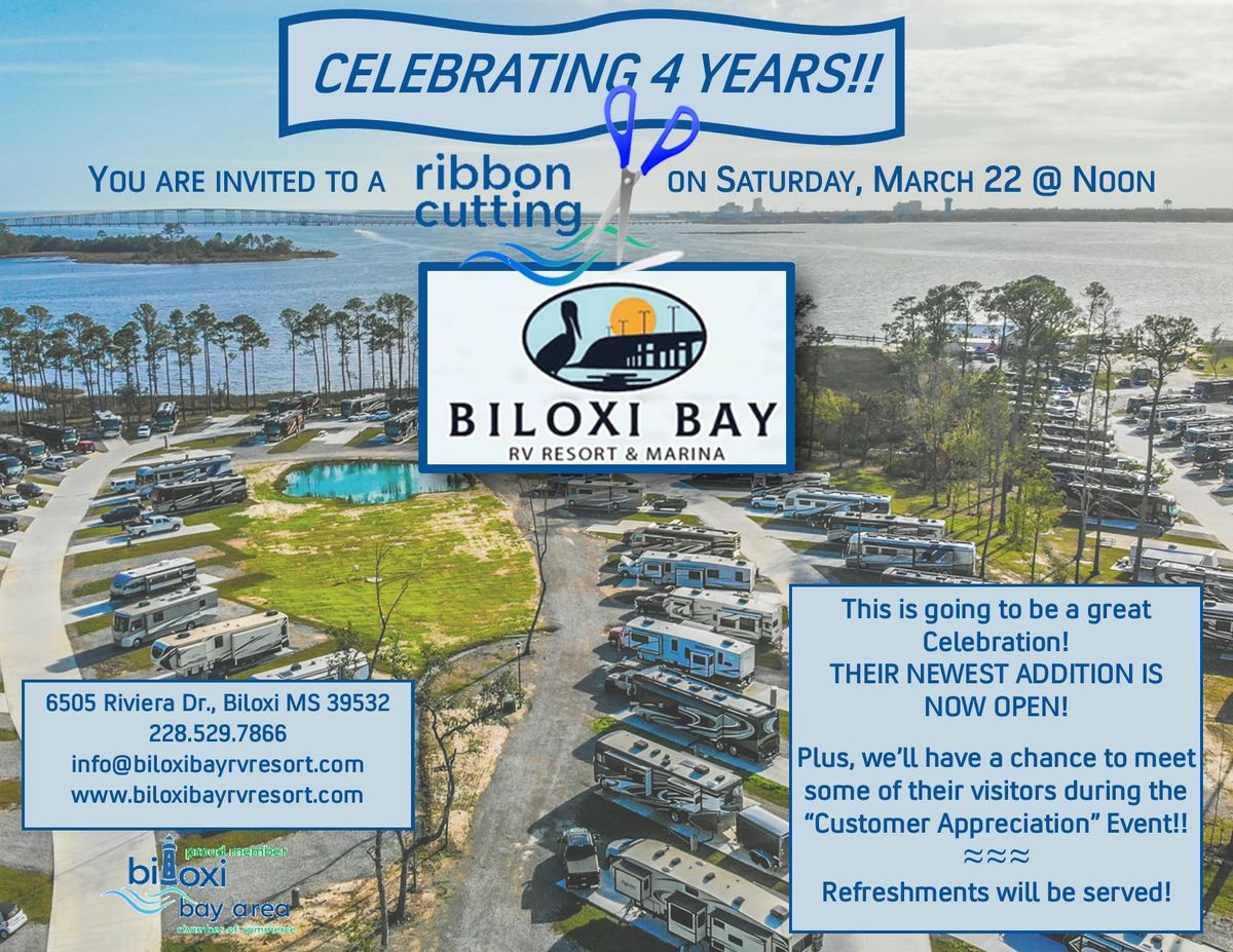 Biloxi Bay RV Ribbon Cutting! 