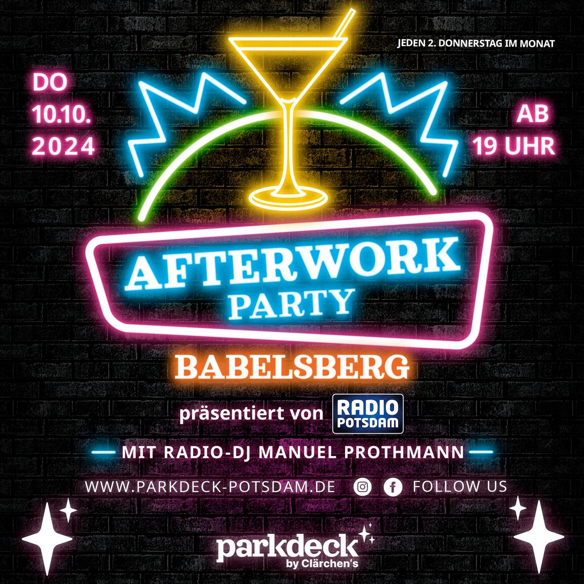 AFTERWORK-PARTY BABELSBERG pr\u00e4sentiert von Radio Potsdam