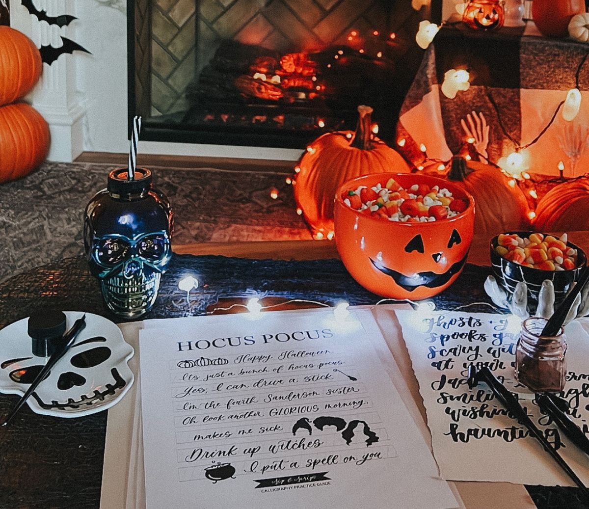 It\u2019s Just A Bunch of Hocus Pocus! Modern Calligraphy for Beginners at Berkley Beer Company