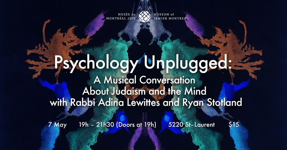 Psychology Unplugged: A Musical Conversation About Judaism and the Mind