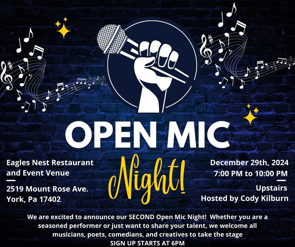 OPEN MIC NIGHT