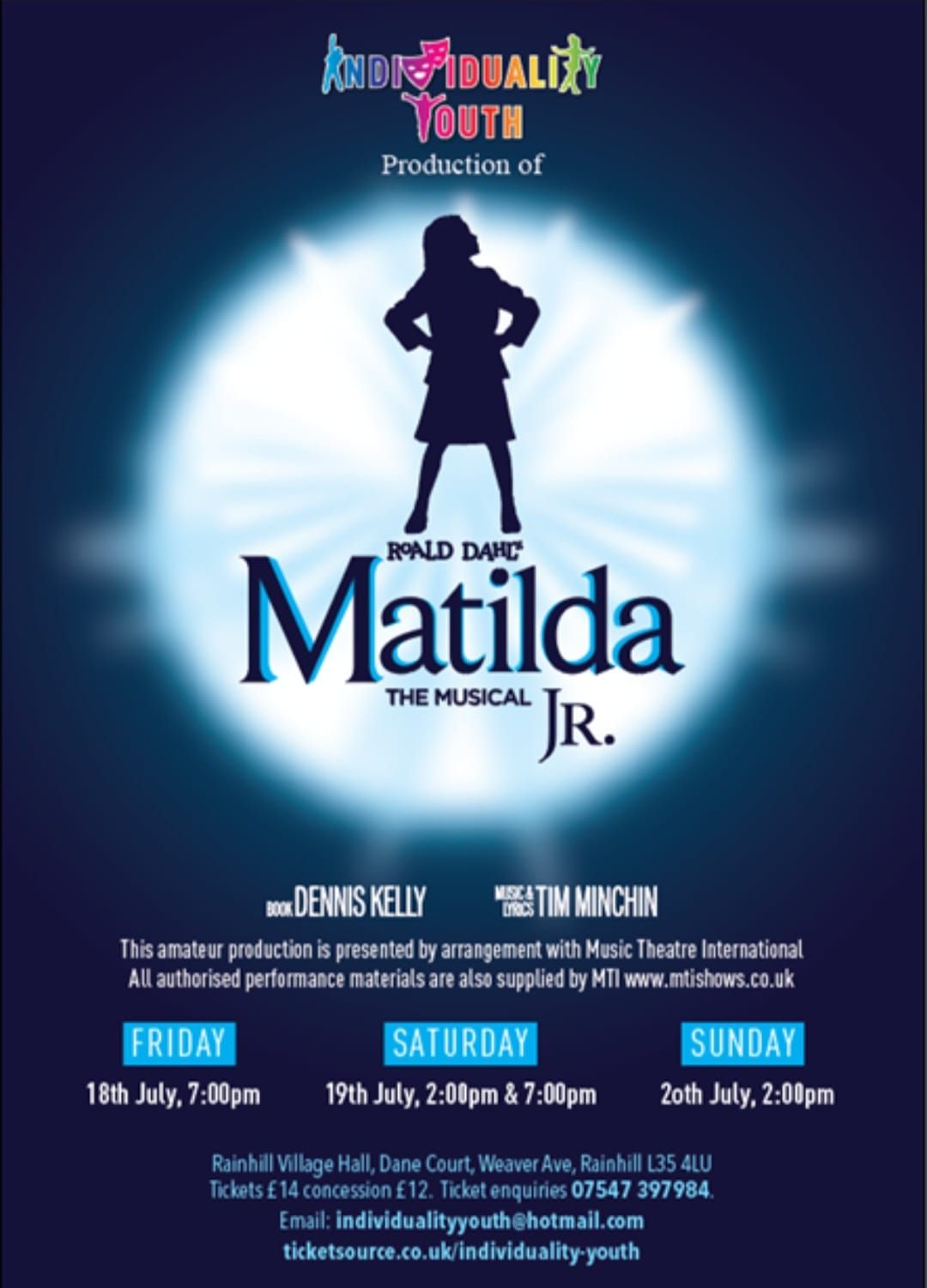 matilda jr the musical