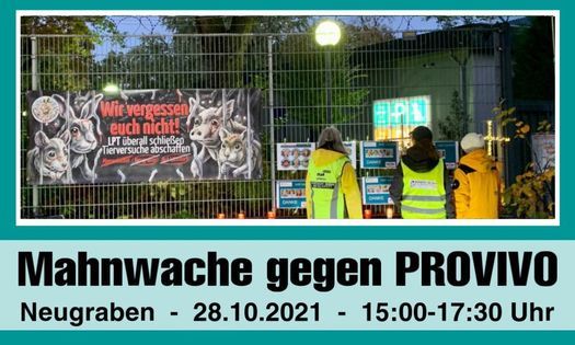 28.10.2021 - Mahnwache gegen PROVIVO
