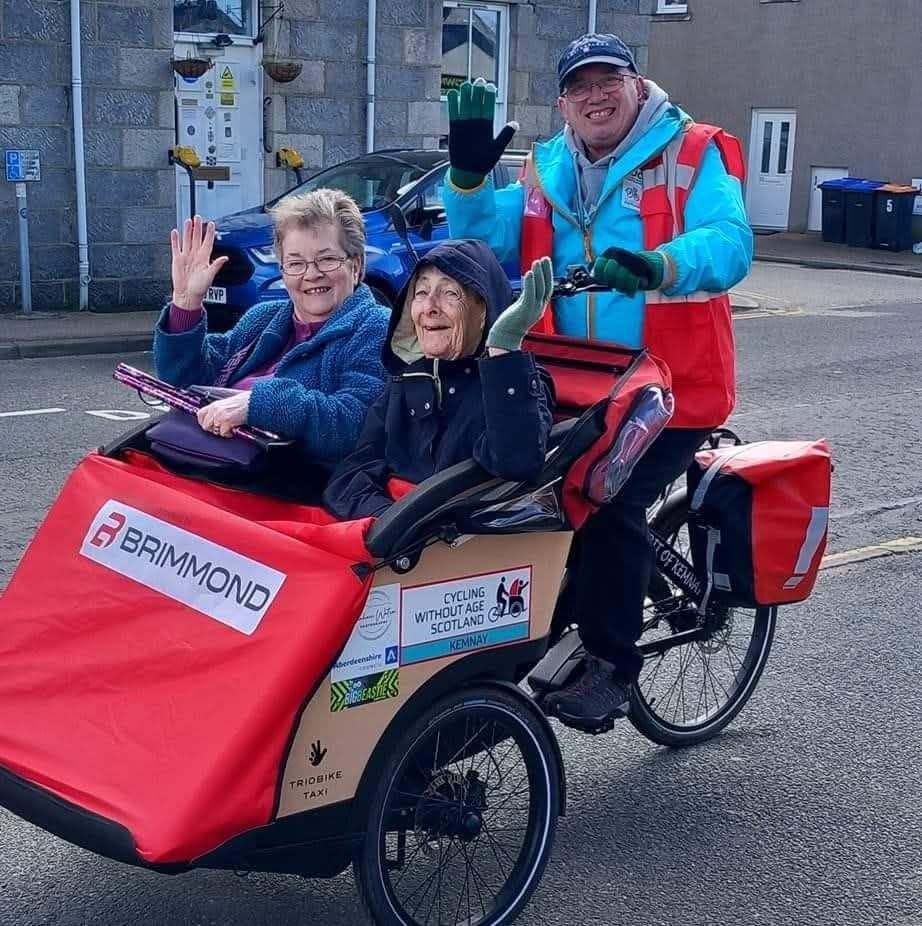 Showing What Cycling Without Age Scotland Is About