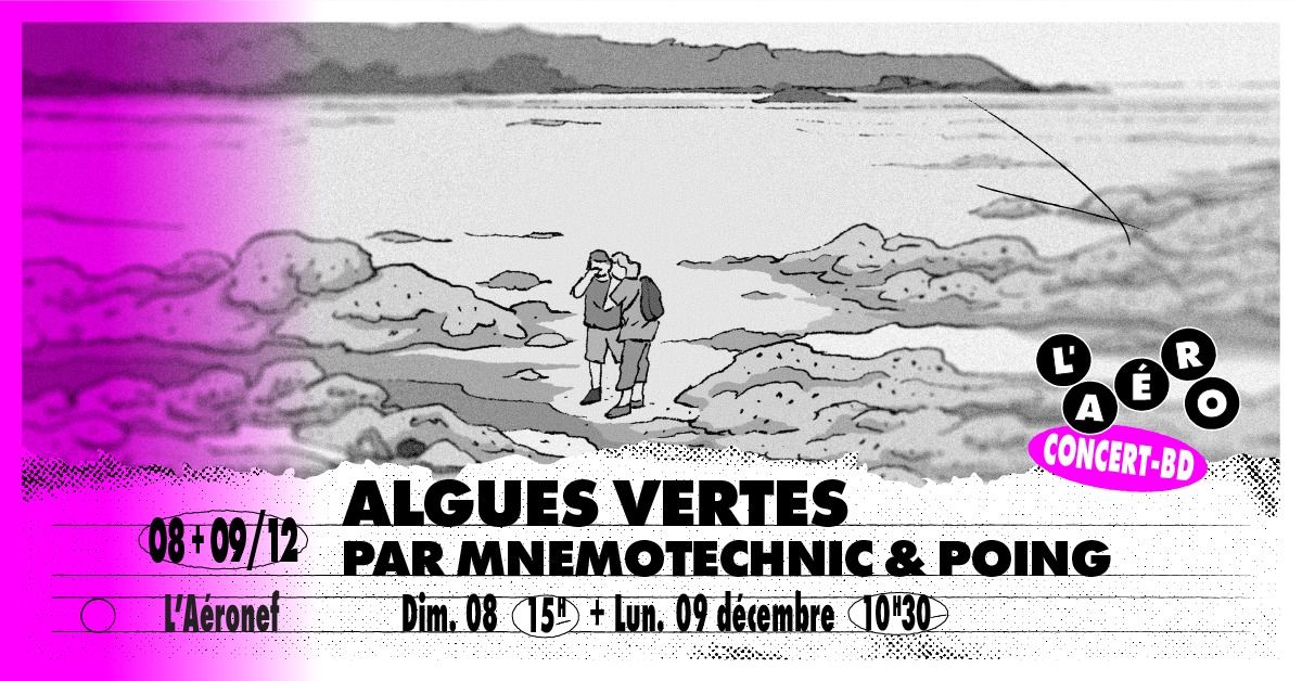 Algues vertes - Concert-BD par Mnemotechnic & Poing \u2219 L'A\u00e9ronef 