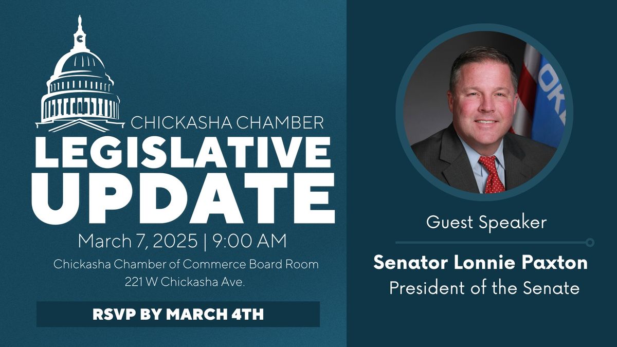 Legislative Update with Senator Lonnie Paxton