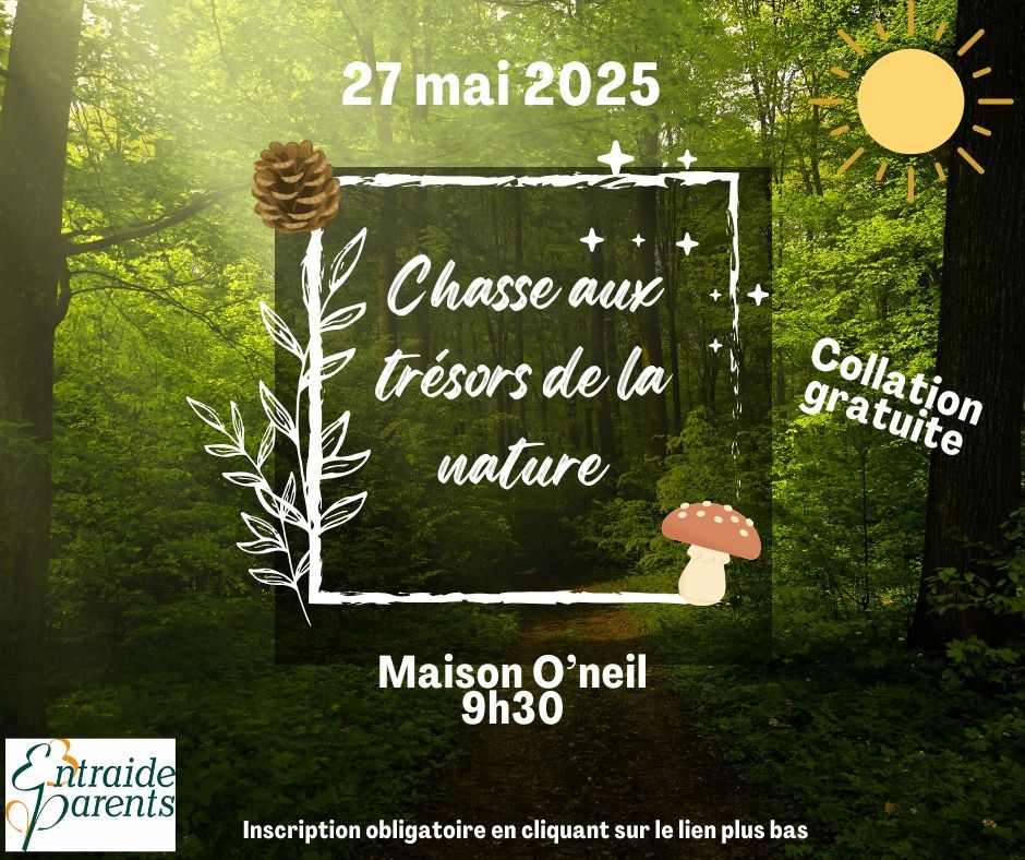 Chasse aux tr\u00e9sors de la nature 