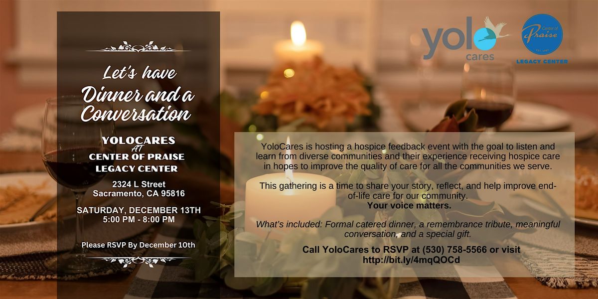 YoloCares End-of-Life Appreciation Dinner