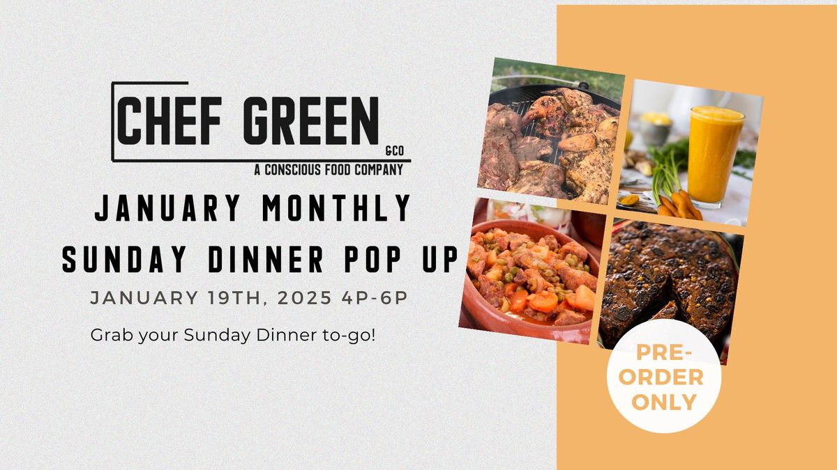 Sunday Dinner Pop-Up January 