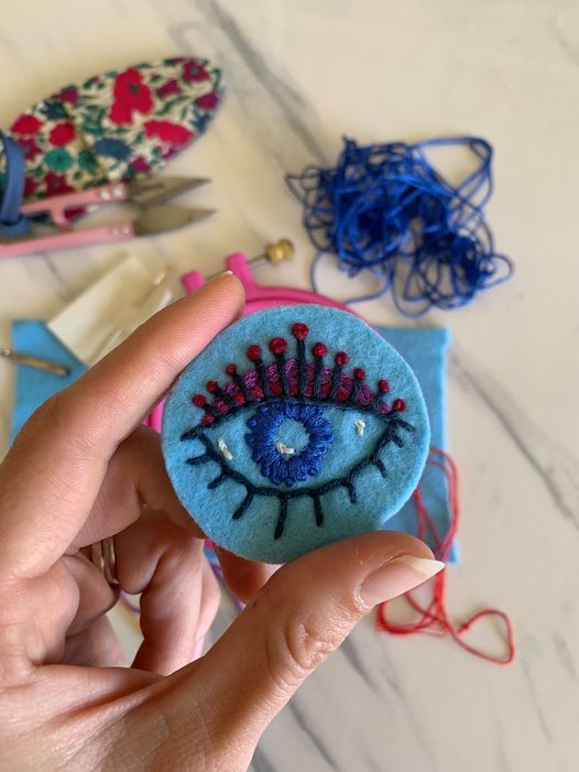 Evil Eye Embroidery Workshop