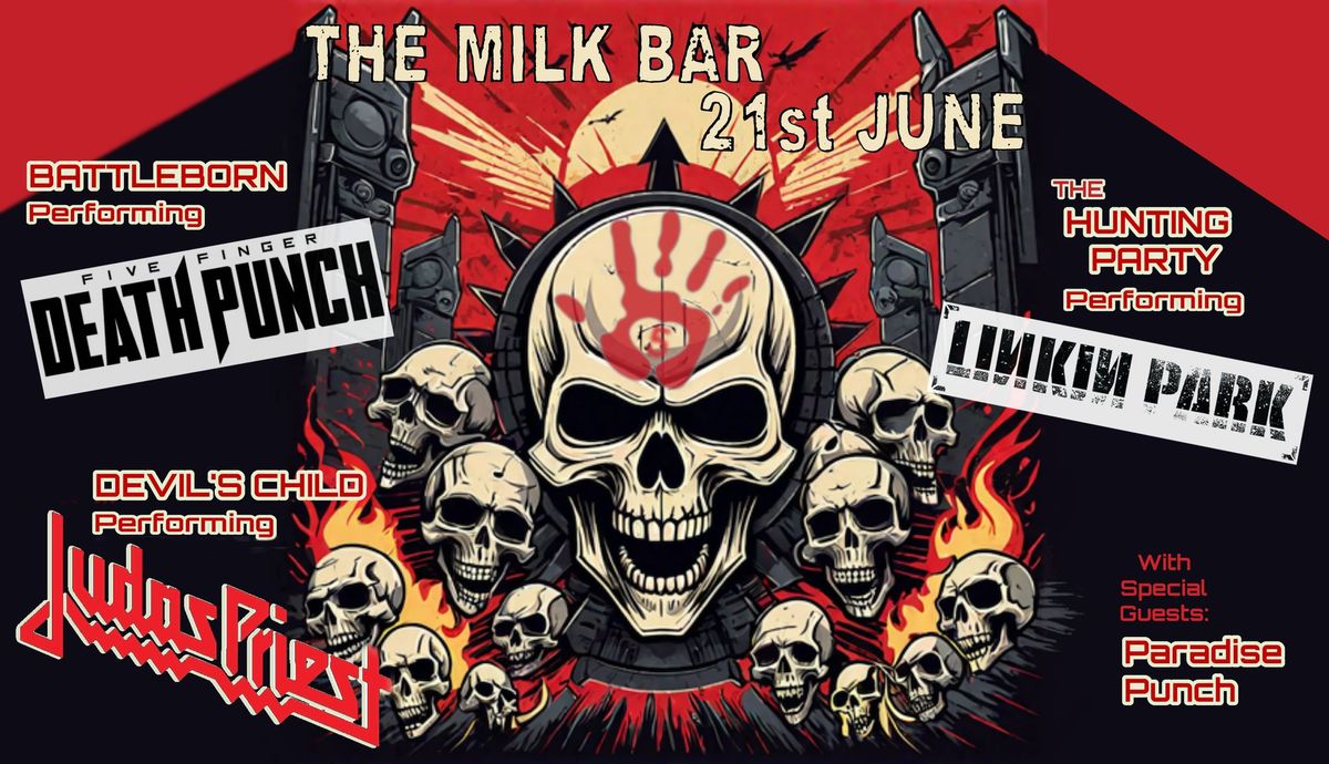 BATTLEBORN: Five Finger Death Punch Tribute at Milk Bar
