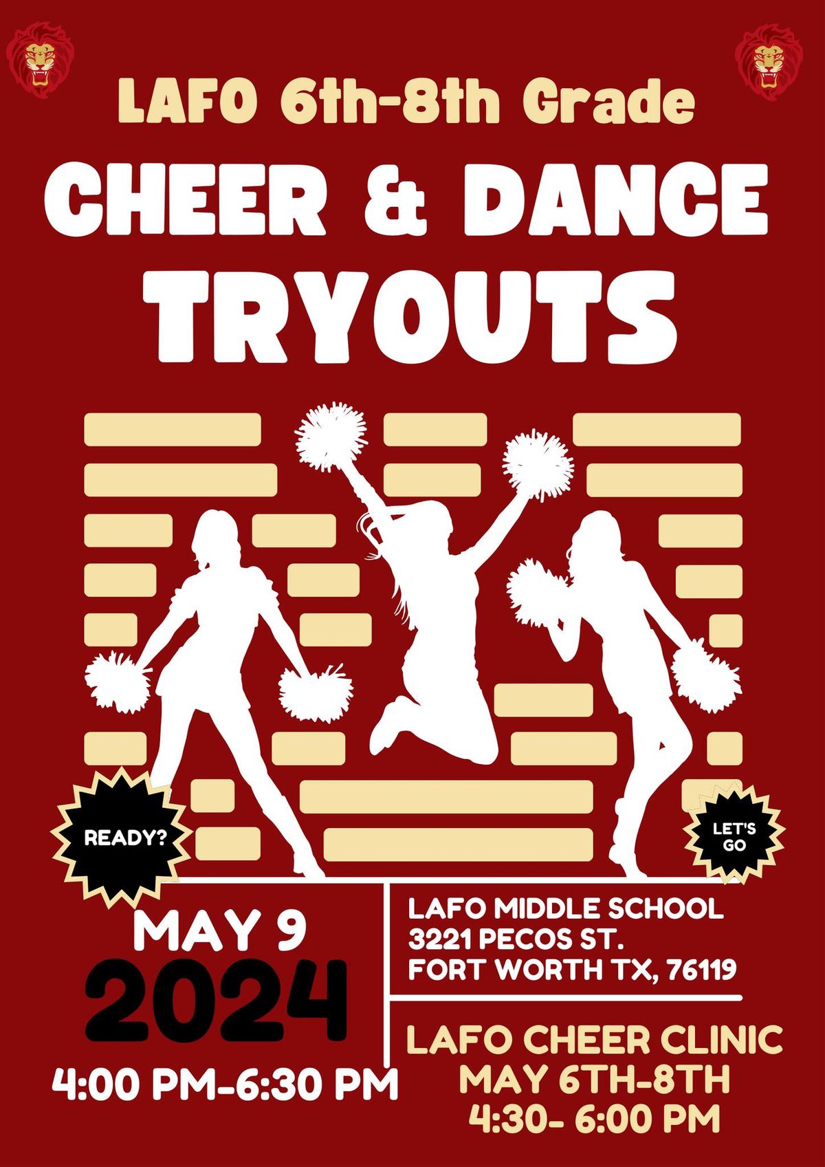 LAFO Cheer and Dance Tryouts