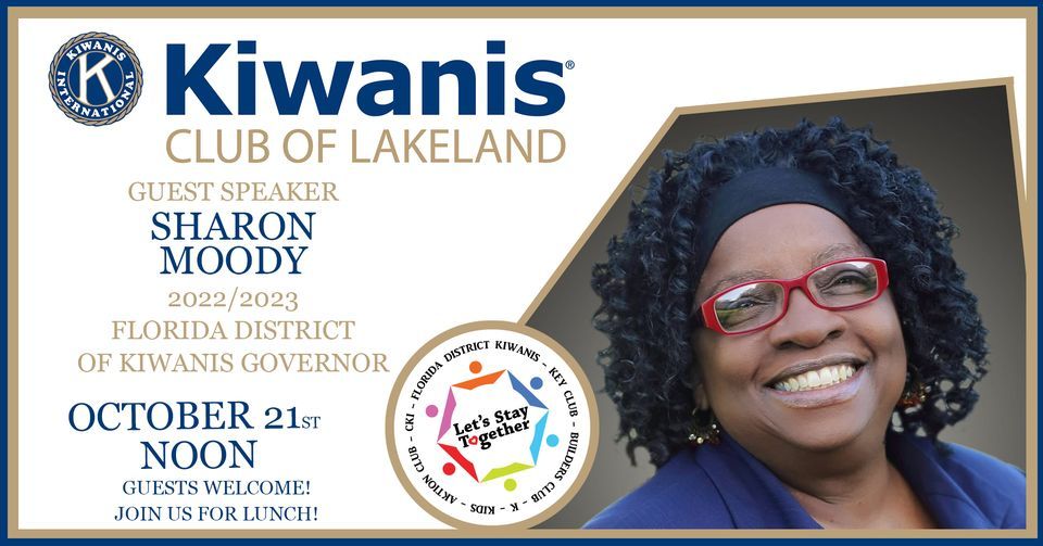 Sharon Moody - Florida District of Kiwanis Governor 