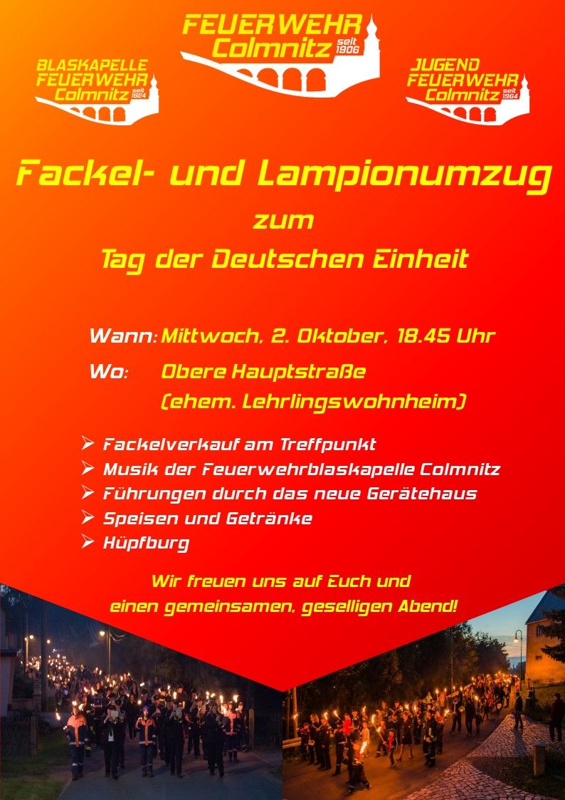 Traditioneller Fackel- und Lampionumzug 2024