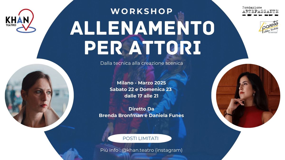 Workshop Allenamento per Attori