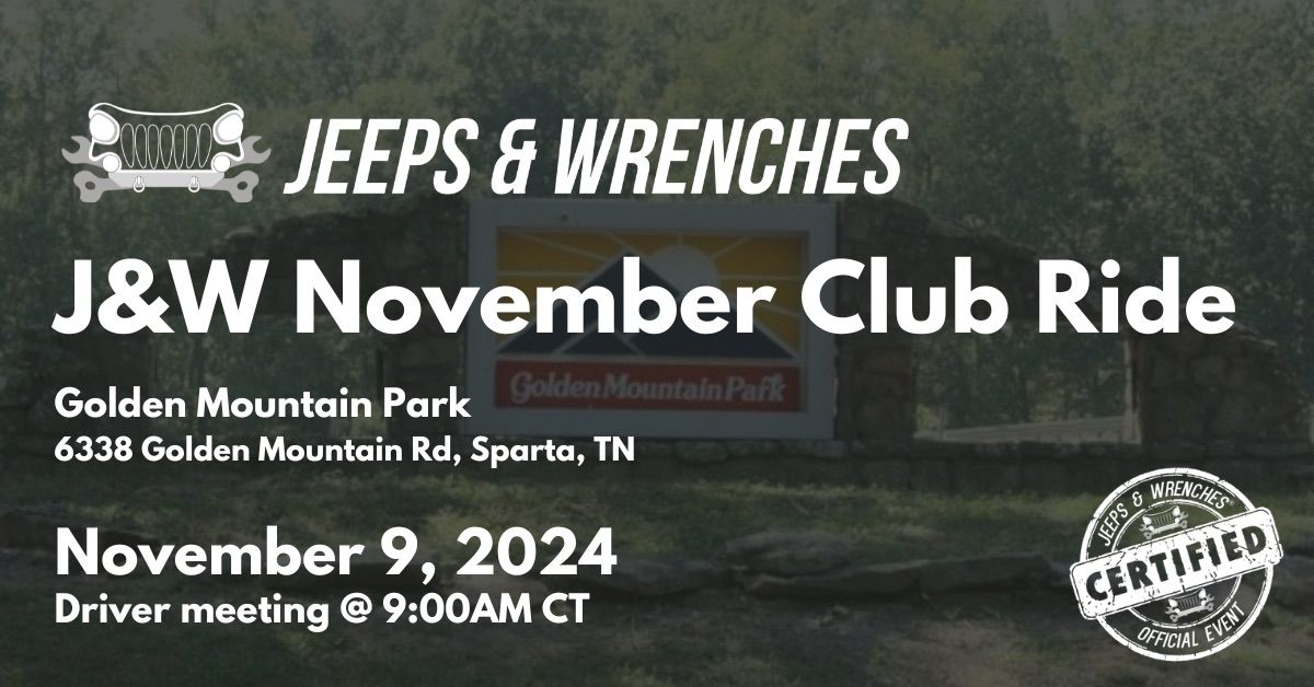 J&W November Club Ride