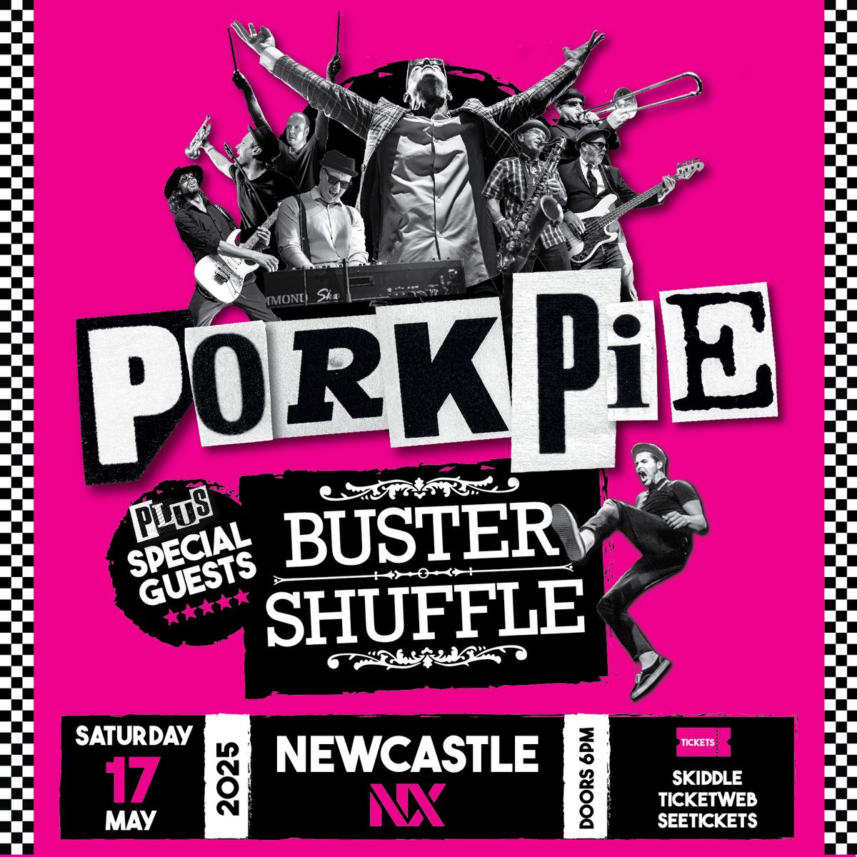 PorkPie Live plus special guests Buster Shuffle