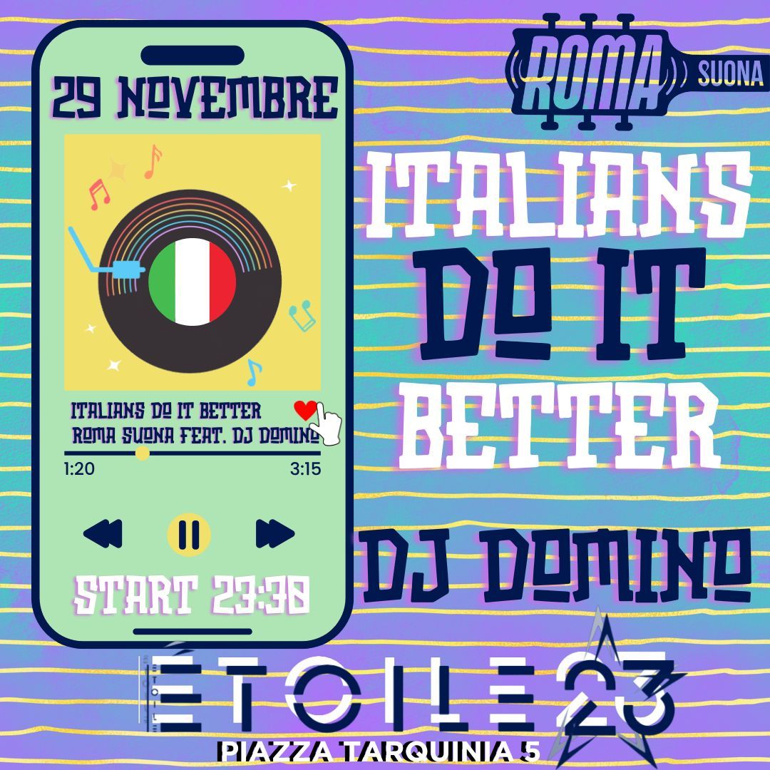 ITALIANS DO IT BETTER | DJ SET MUSICA ITALIANA