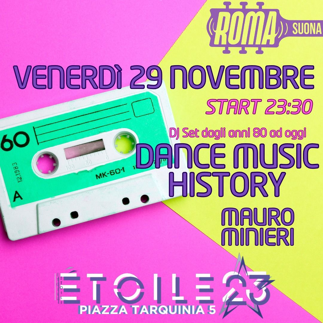 DANCE MUSIC HISTORY | DJ SET DANCE ANNI 80 ad oggi | Mauro Minieri