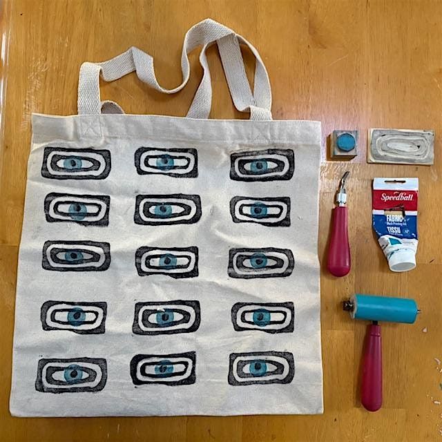 Intro to Block Printing: Tote Bags!