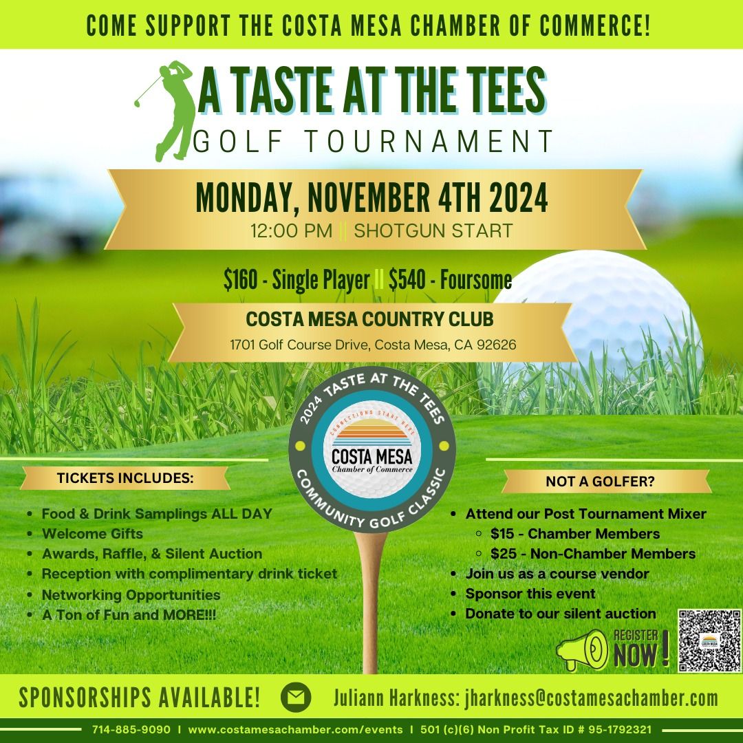 2024 "A Taste at the Tees" Golf Tournament 