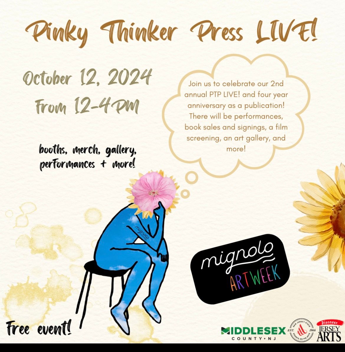 Pinky Thinker Press LIVE! 