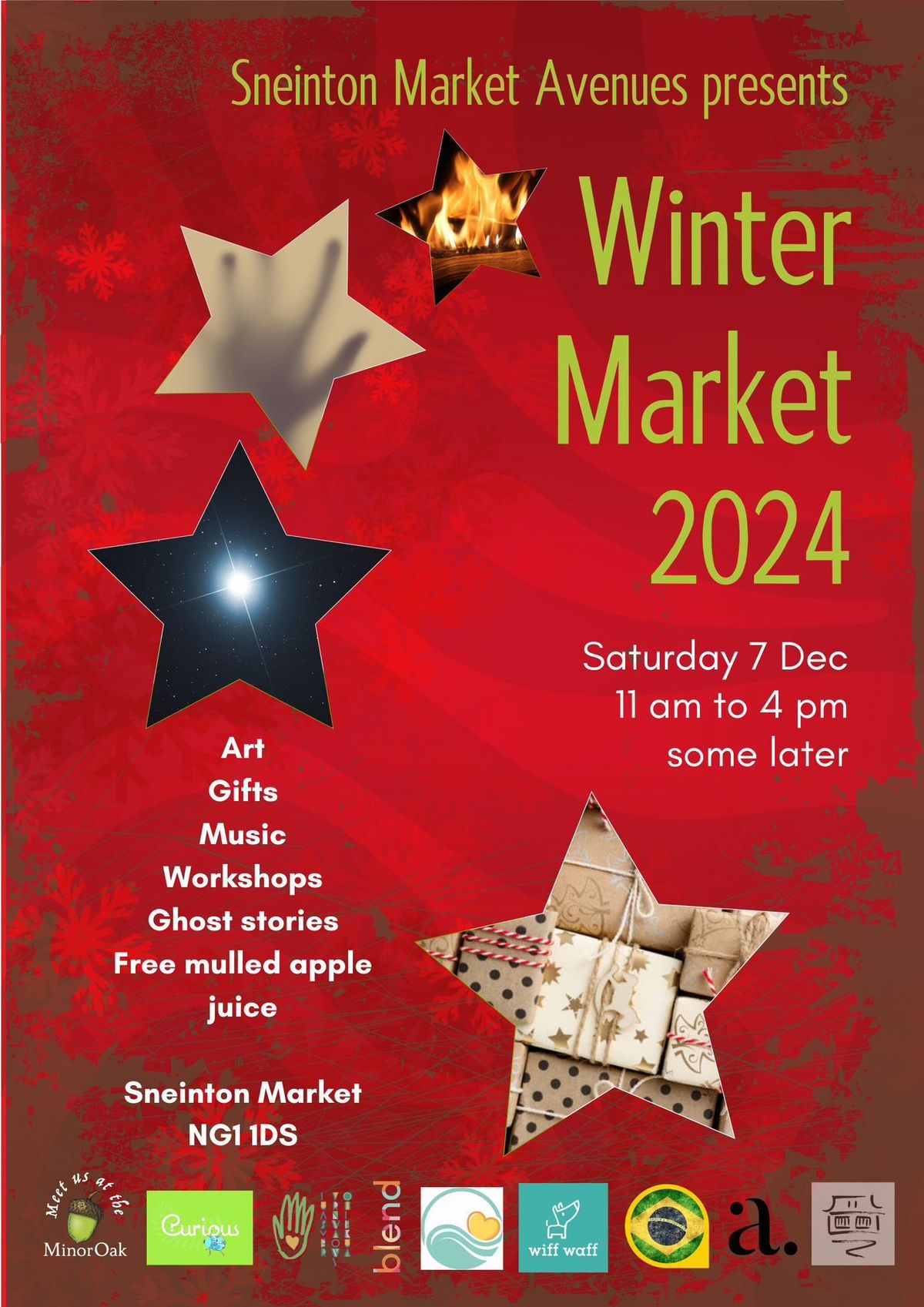 Winter Market Pop Up Exhibition at Unit 41, Sneinton Market, Freckingham Street, Nottingham NG1 1DQ