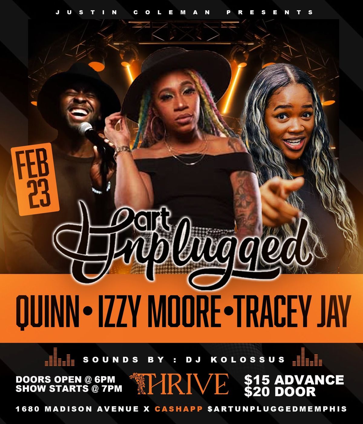 Art Unplugged: February 23rd Show