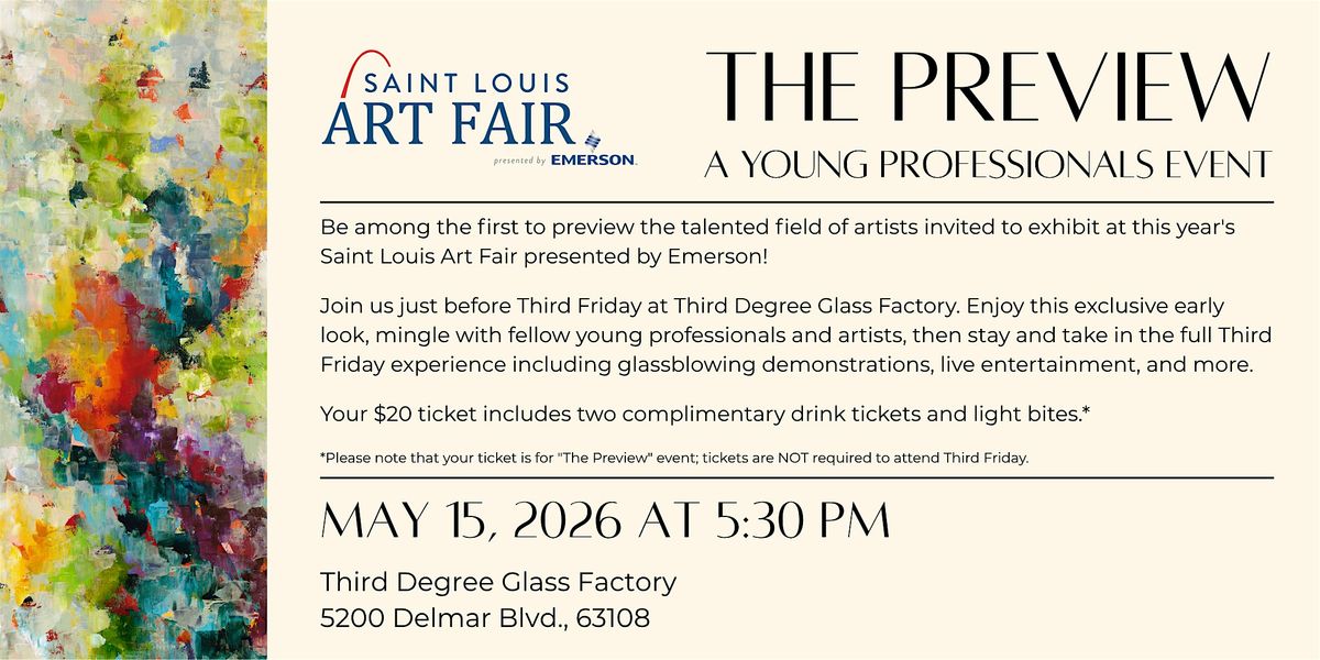 The Preview: A Young Professionals Event