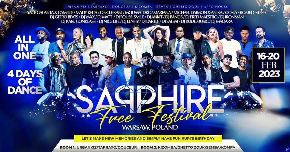 Sapphire Free Festival - All In One Location