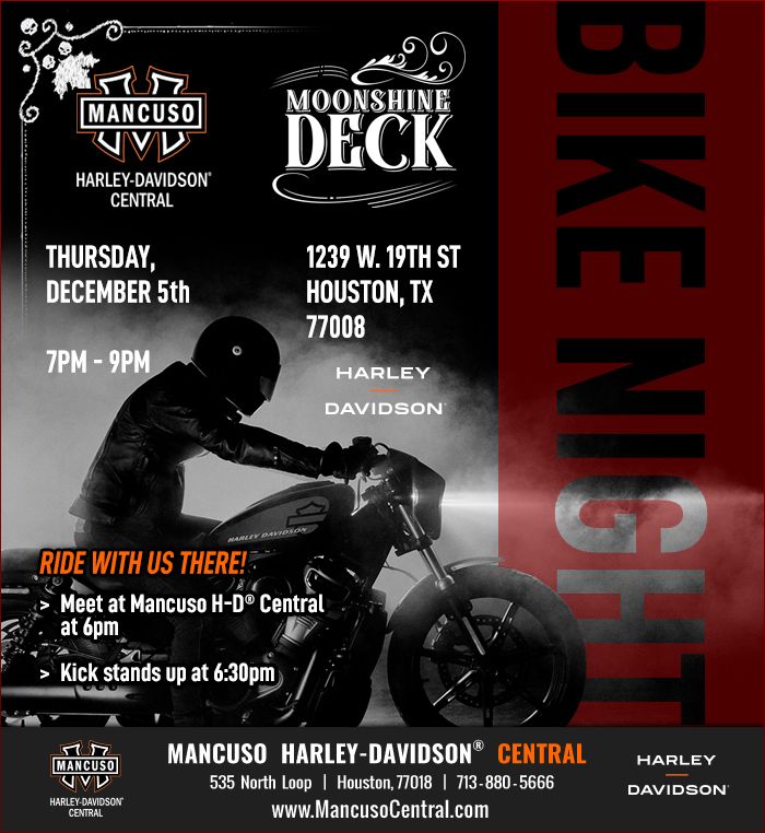 Bike Night - Moonshine Deck 