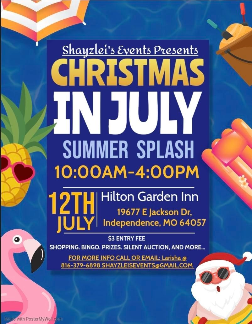 Christmas In July Summer Splash Event