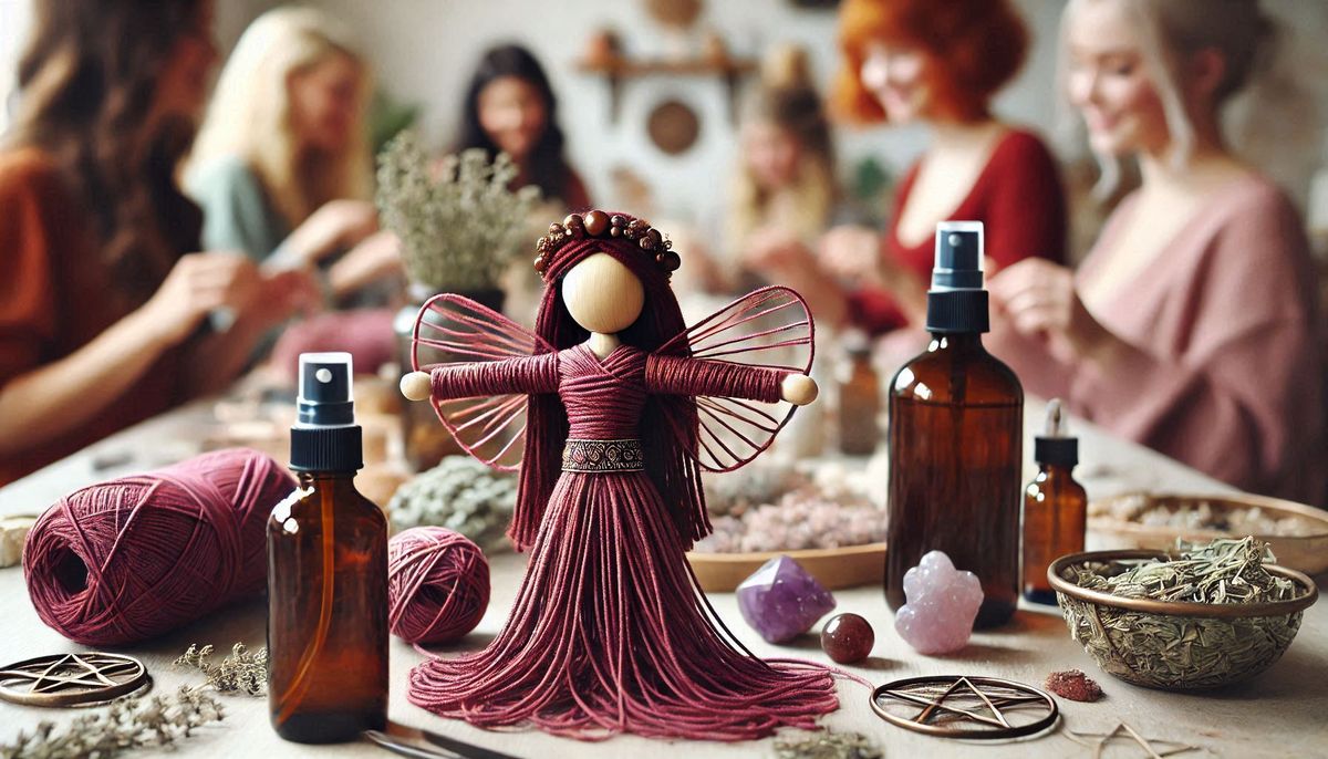 Pocatello Crafting Event\/Goddess dolls\/Sage Spray\/Spell Jar