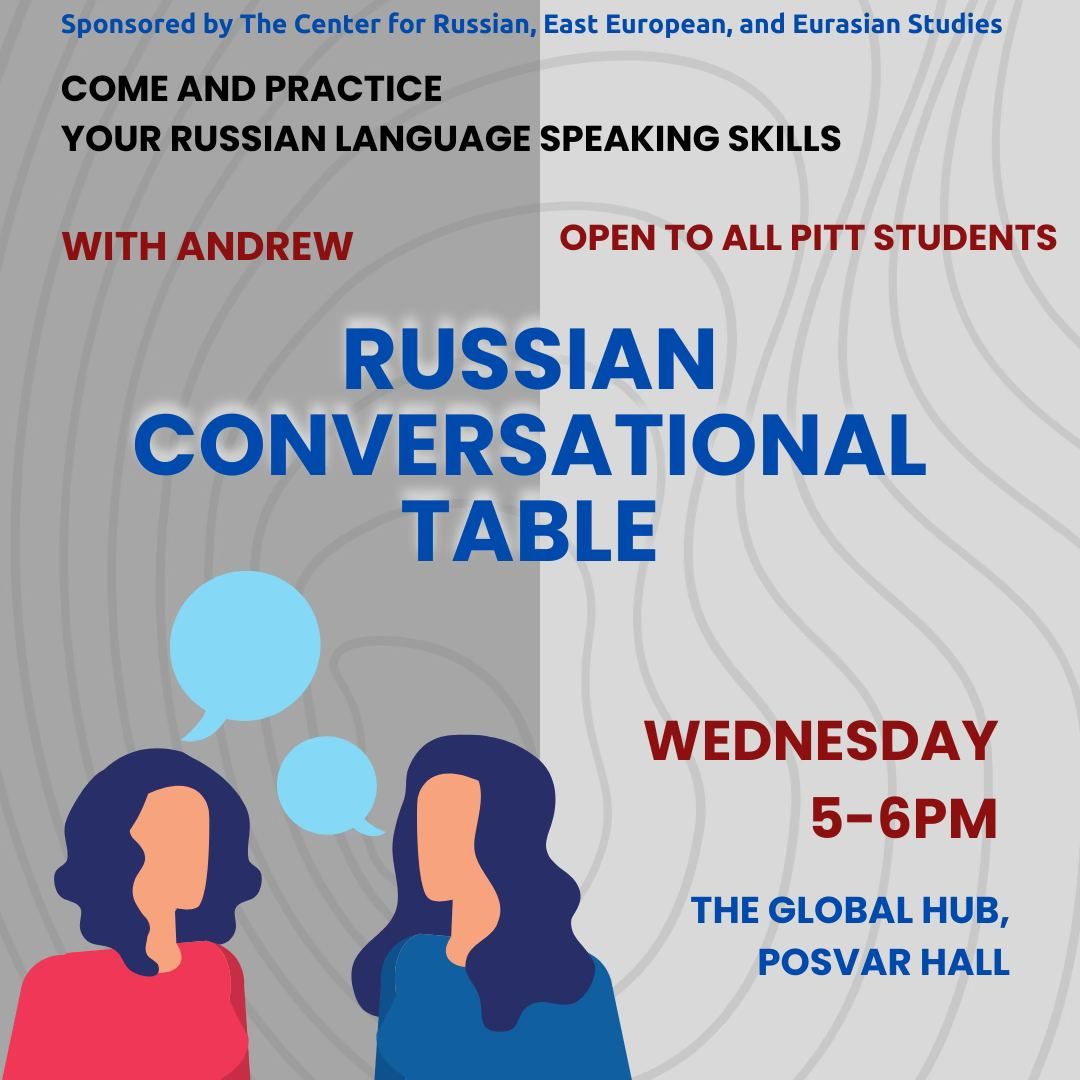 Russian Conversational Table with Andrew