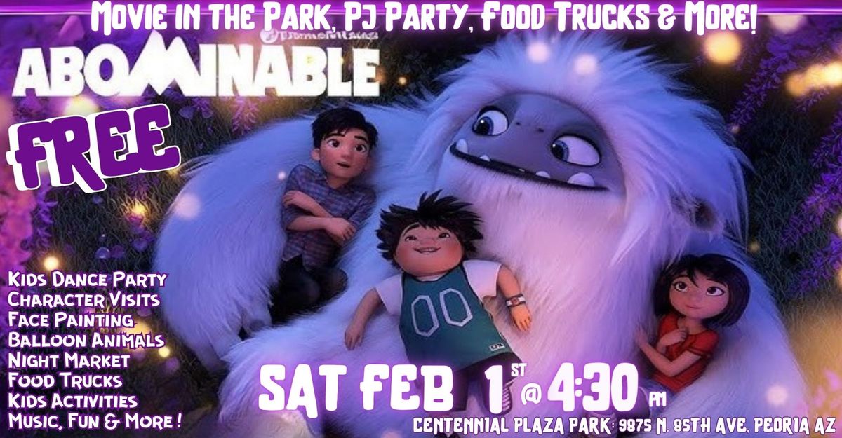 \ud83c\udd93FREE Peoria Outdoor Movie, Food Trucks & More! Sat Feb 1st