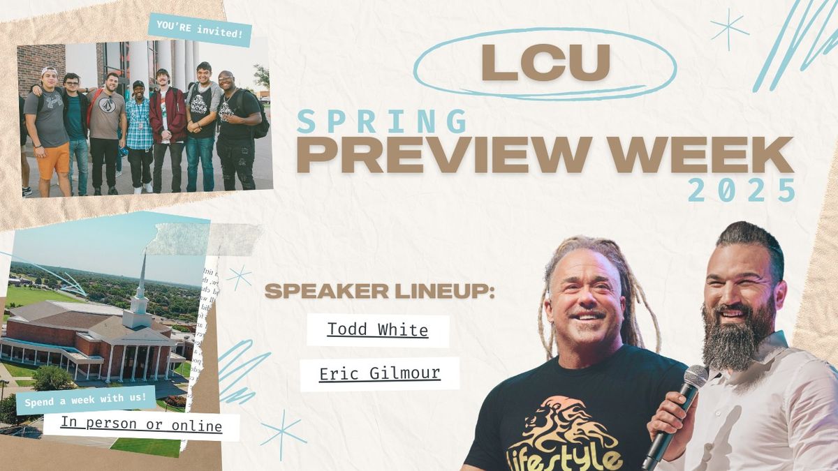 LCU Spring Preview Week 2025