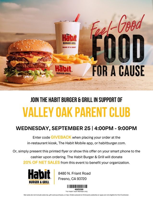 Habit Burger on Friant - Food for a Cause