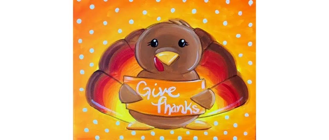 Give Thanks Turkey | Cookies and Canvas | Cadillac