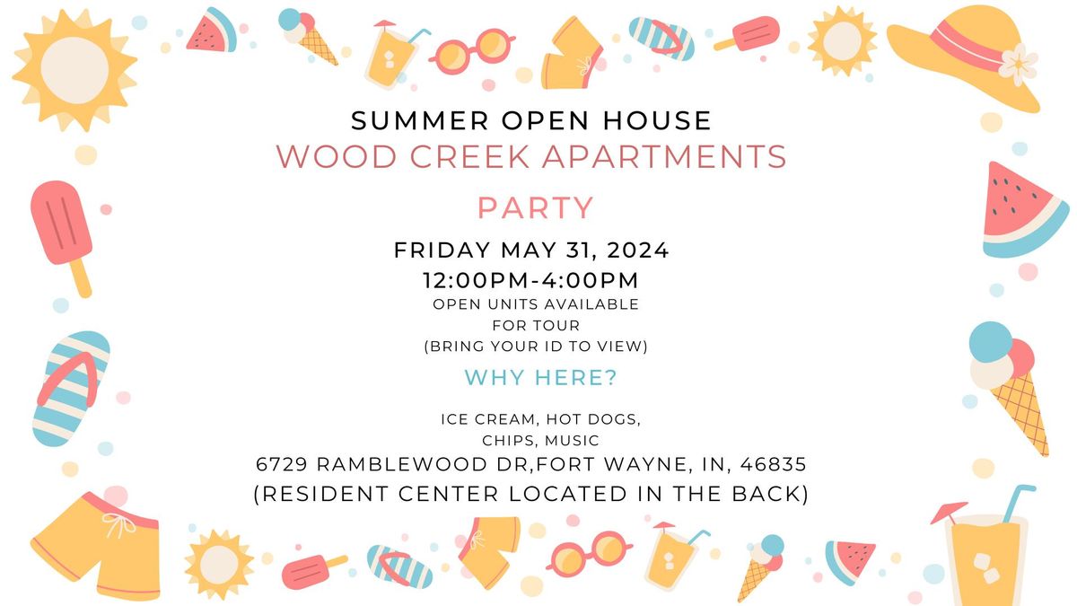 Wood Creek Apartments Summer Open House Party