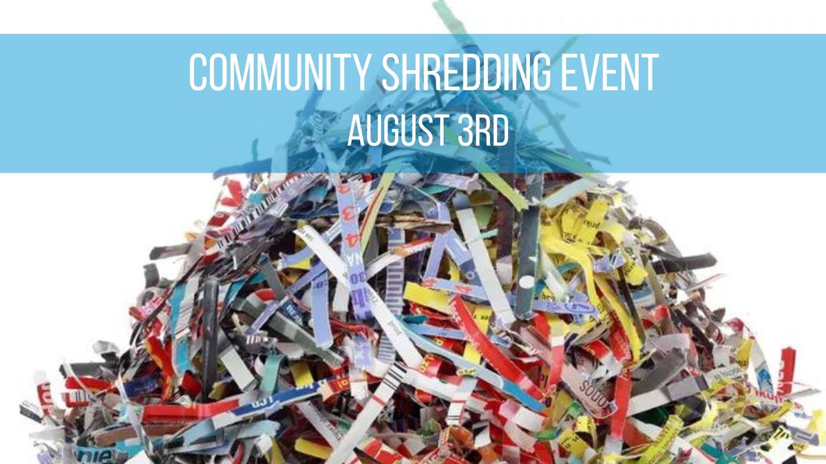 Community Shredding Event