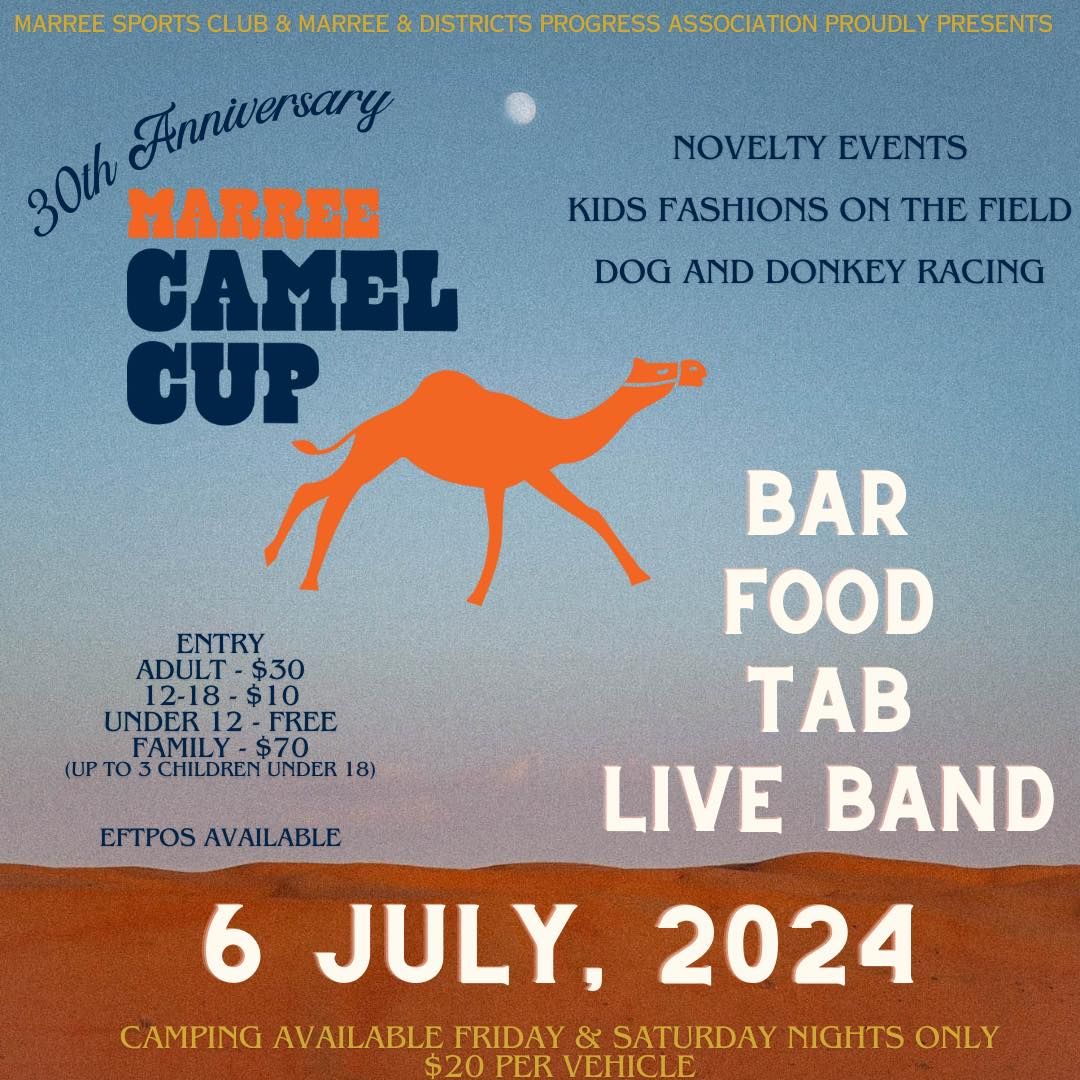 Marree Camel Cup 30th Anniversary