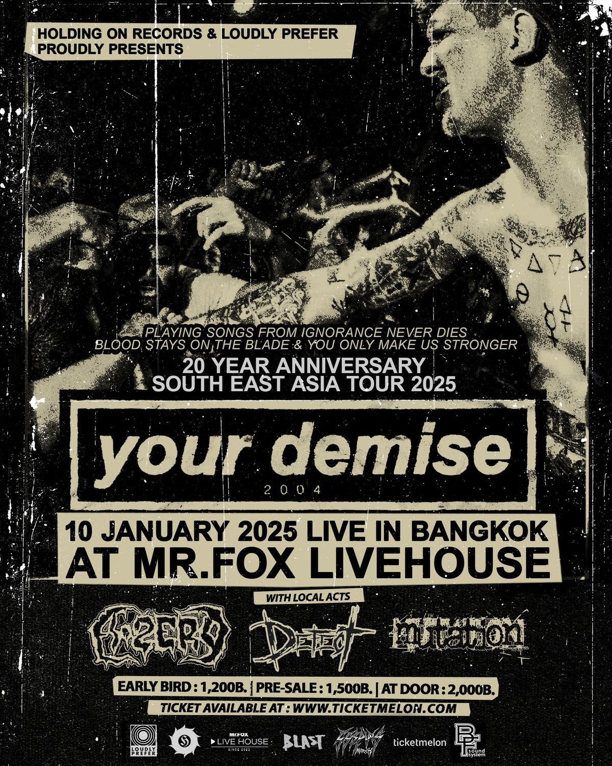 YOUR DEMISE 2004 Live In Bangkok 10.01.2025