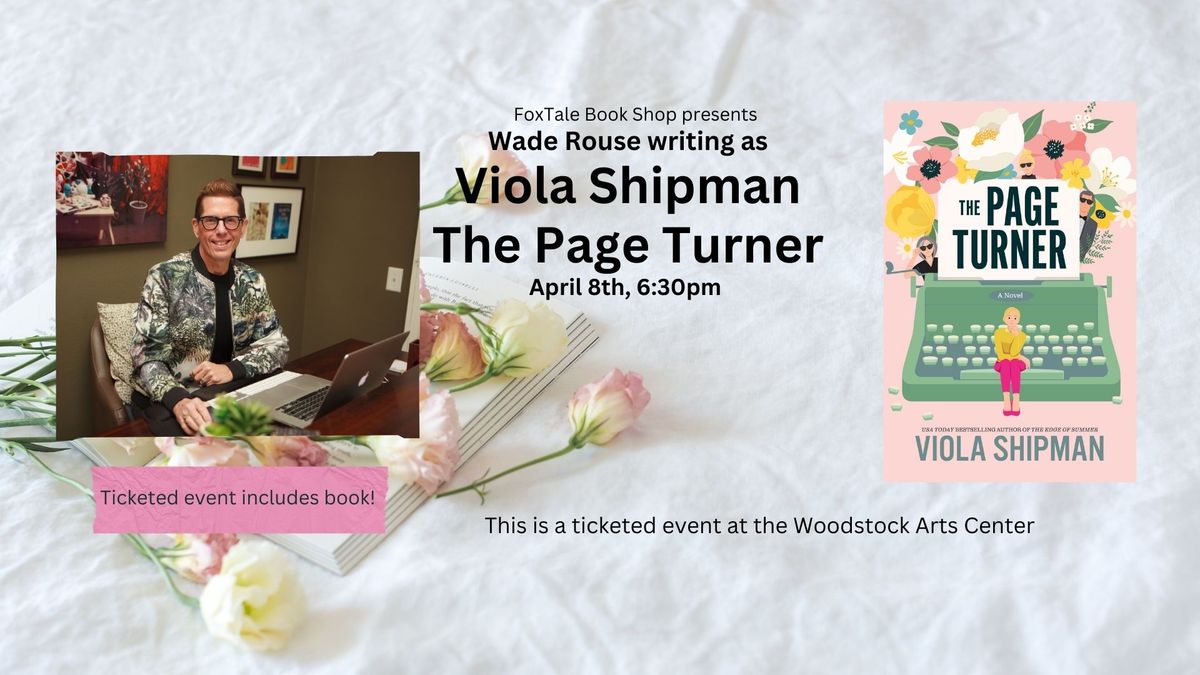 Viola Shipman, Book Launch for THE PAGE TURNER