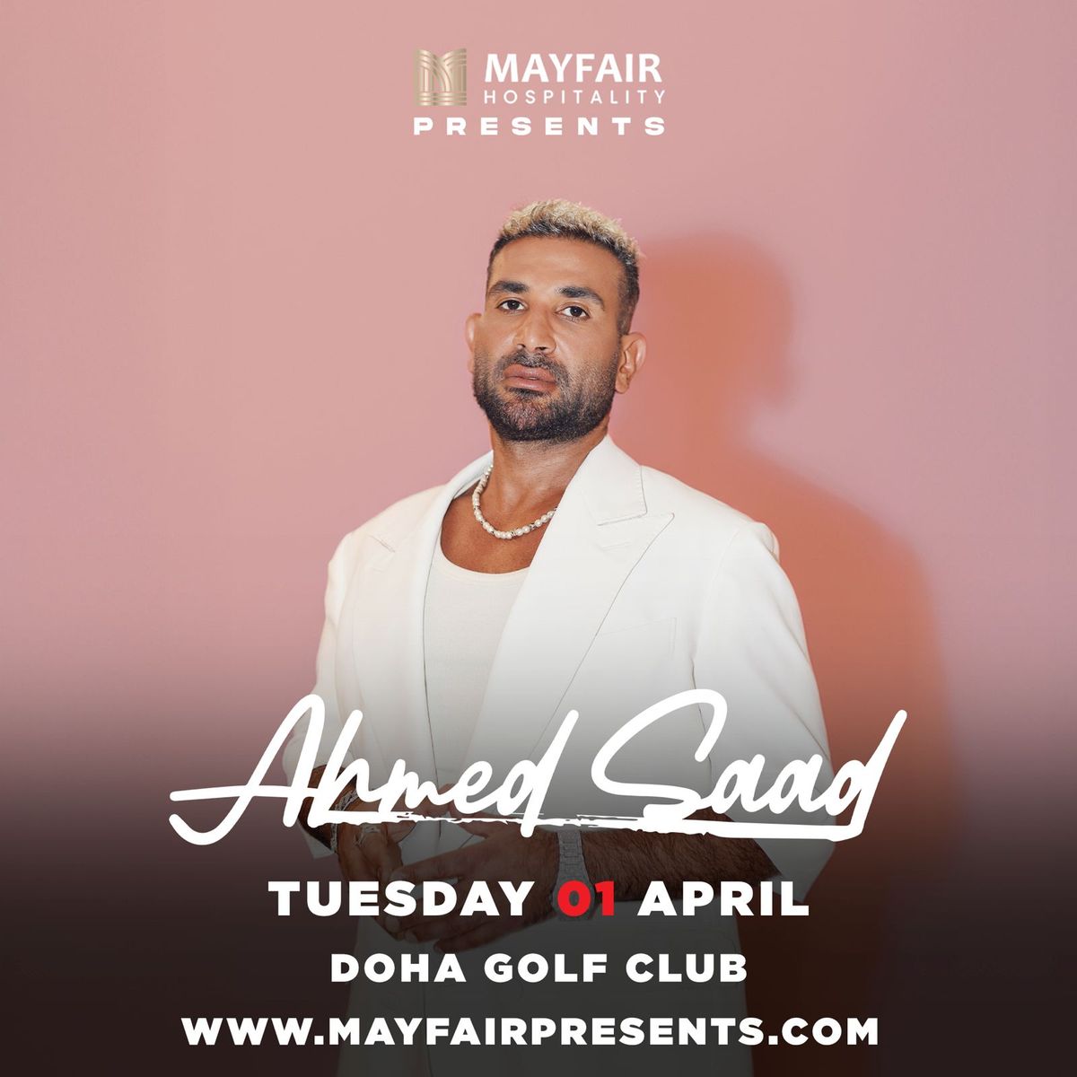 Ahmed Saad Live in Doha - April 01, 2025