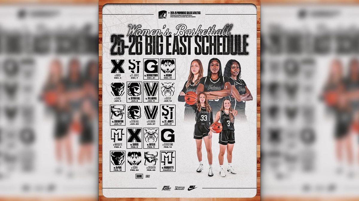 Bryant Bulldogs at Providence Friars Womens Basketball