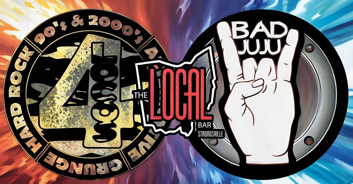 4Locos \/ Bad Juju Cleveland 90's & 2000's Rock \u26a1\ufe0f\ud83d\udca5SUPERCHARGED\ud83d\udca5\u26a1\ufe0f @ The Local Bar Strongsville